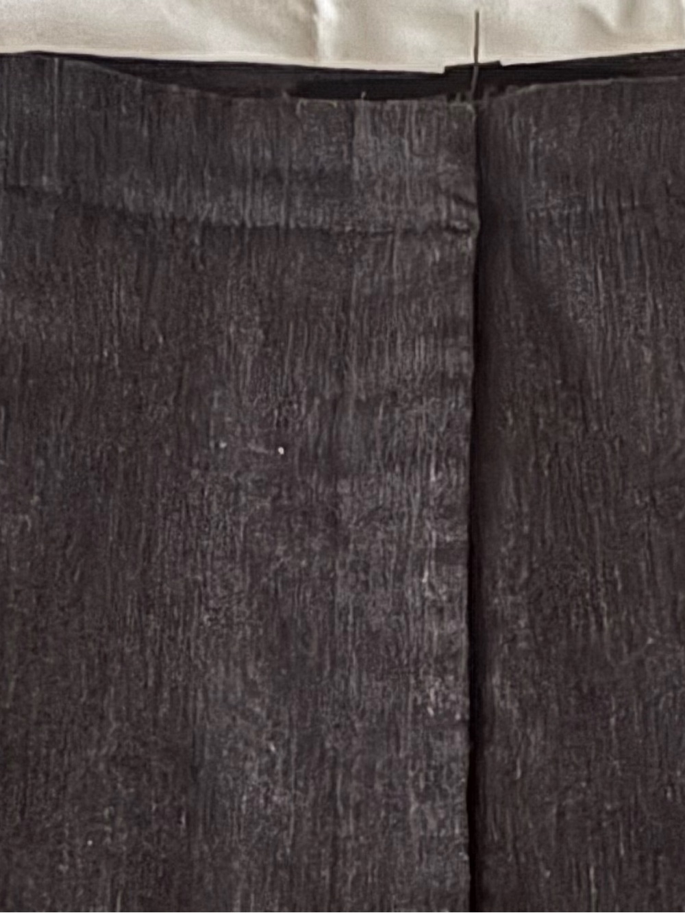 Vintage Express Charcoal Gray Pencil Skirt